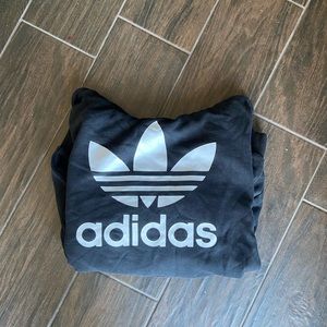 Black and white adidas sweatshirt